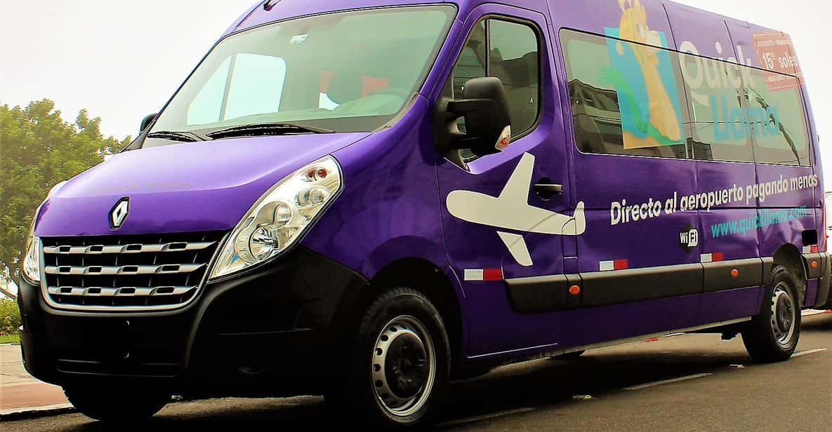 Lima Airport: Bus Transfer to/from Miraflores | GetYourGuide