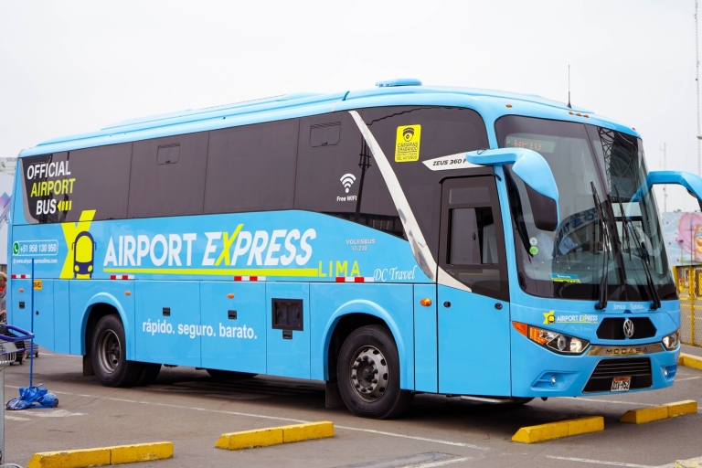 Lima Airport: BUS Transfer to/from Lima city center Single from Lima city center to Lima Airport