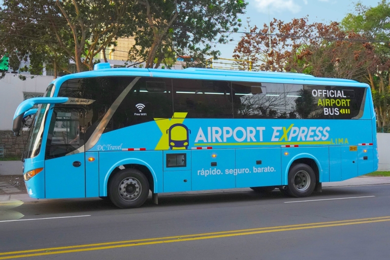 Lima Airport: BUS Transfer to/from Lima city center Single from Lima city center to Lima Airport