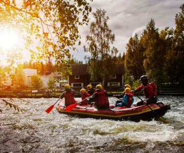 From Ruka: River rafting fun for families