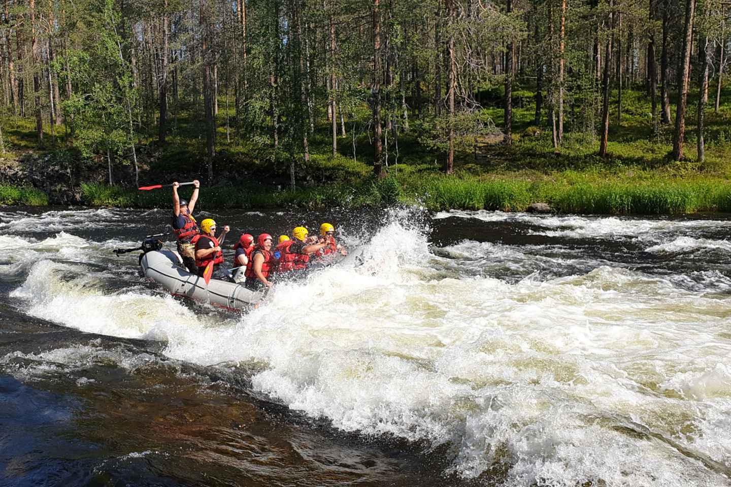 From Ruka: River rafting fun for families