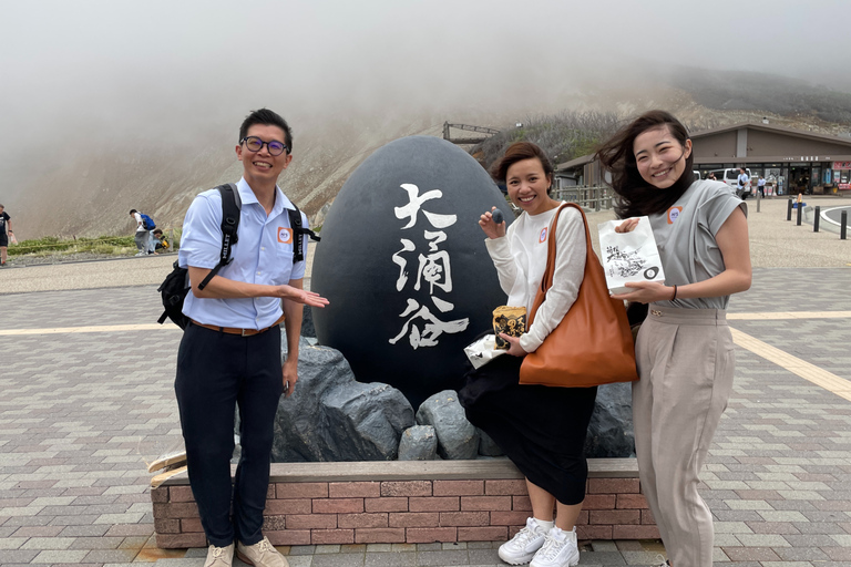 Depuis Tokyo : Excursion au Mont Fuji et à Hakone avec retour en train BulletRetour en train Bullet Shinkansen avec déjeuner inclus