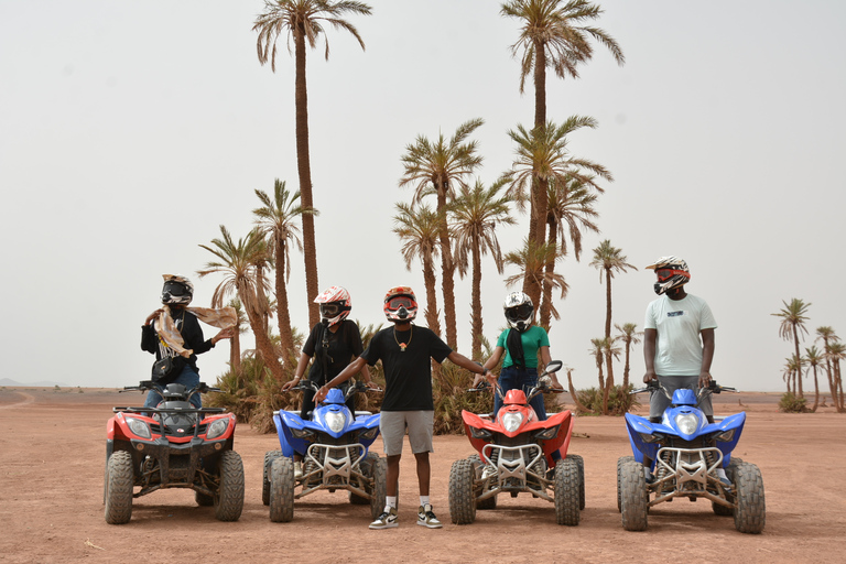 Da Marrakech: tour in quad al tramonto nel deserto e giro in cammello