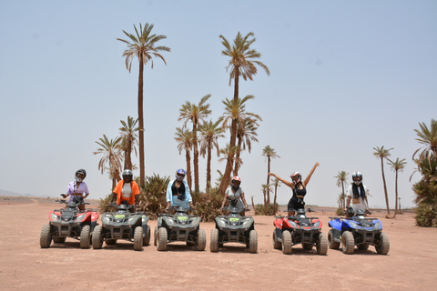 Da Marrakech: tour in quad al tramonto nel deserto e giro in cammello