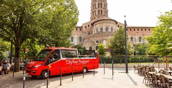 Toulouse: Sightseeing-Tour mit dem Bus und Audio Guide