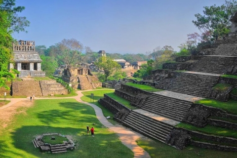 Chiapas: wycieczka z przewodnikiem po Agua Azul, Misol-Ha i PalenqueWycieczka z Palenque