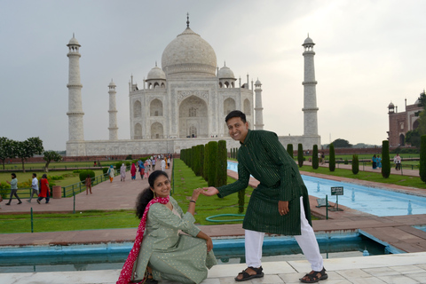 De Delhi: Taj Mahal e Agra Fort Day Tour com TrasladosCusto do passeio somente com carro e guia