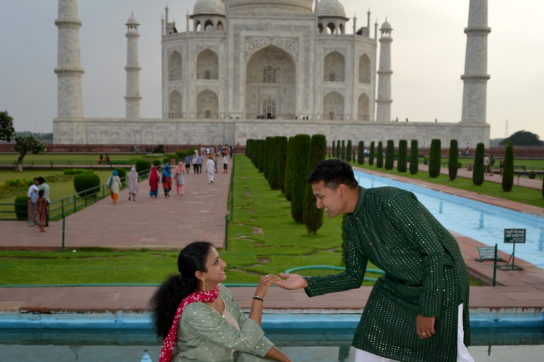 De Delhi: Taj Mahal e Agra Fort Day Tour com TrasladosCusto do passeio somente com carro e guia