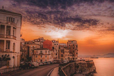 Privétour van een hele dag: stranden en stad van Corfu