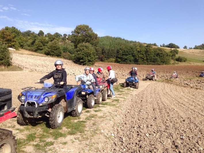 Guided quad tour with aperitif in the wood