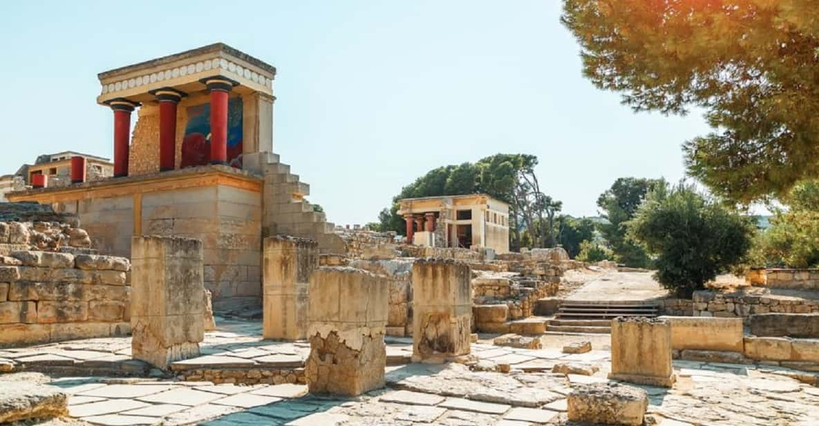 Knossos Et Le Mus E Arch Ologique D H Raklion Depuis La Can E