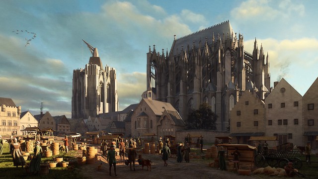 Visit Cologne Cathedral Walking Tour with Virtual Reality in Cologne