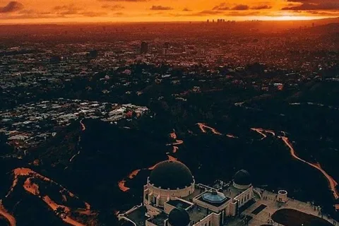 Los Angeles: Nachtflug-Tour