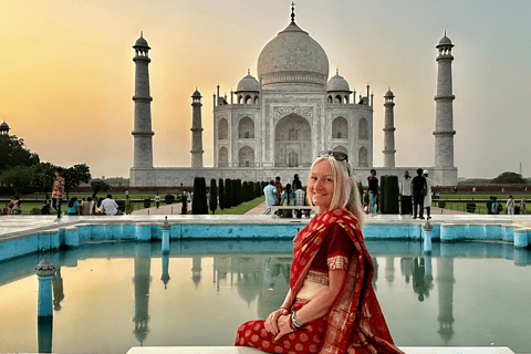 Excursão de sessão de fotos no Taj Mahal saindo de Delhi