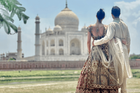 Excursão de sessão de fotos no Taj Mahal saindo de Delhi