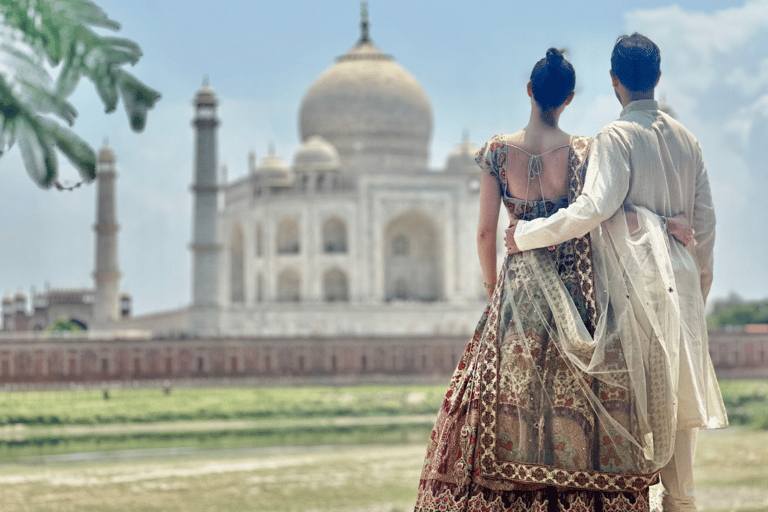 Photoshoot Tour au Taj Mahal depuis Delhi