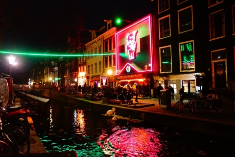 Amsterdam: visite nocturne exclusive du quartier rouge