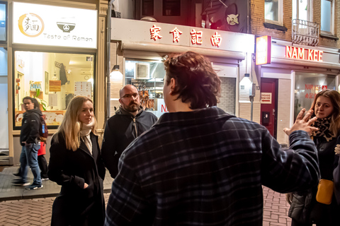 Amsterdam: visite nocturne exclusive du quartier rouge