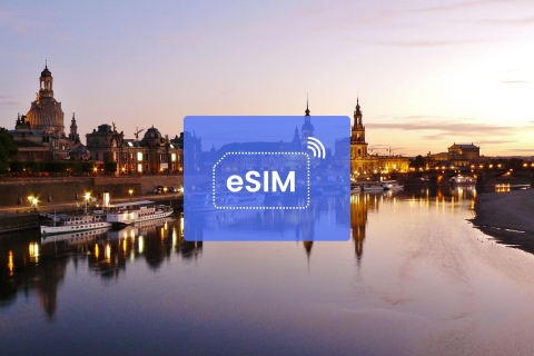 Dresden: Germany/ Europe eSIM Roaming Mobile Data Plan 10 GB/ 30 Days: 42 European Countries