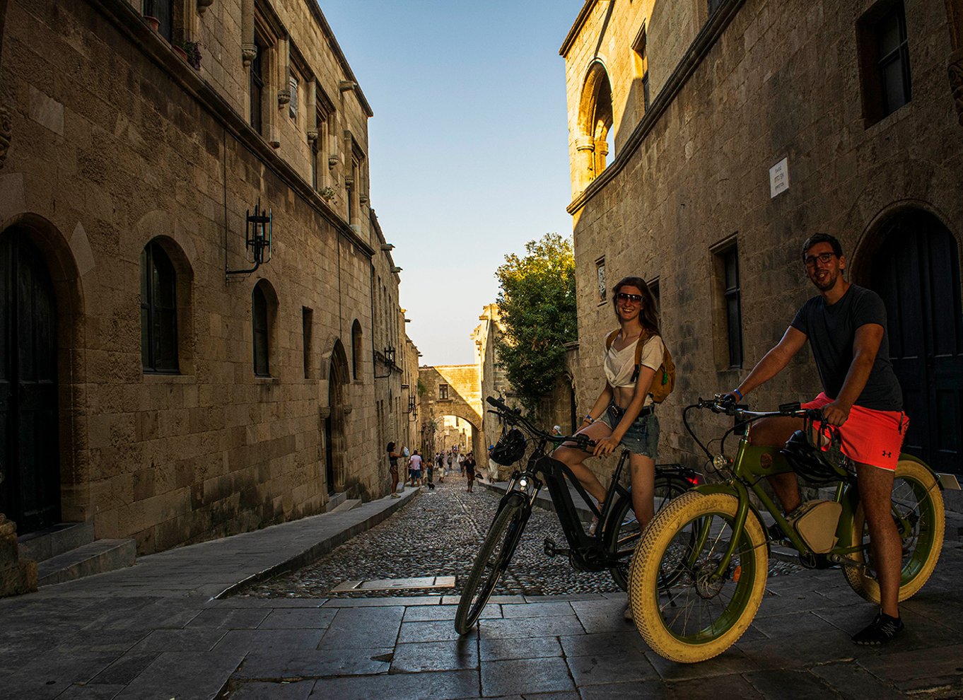 Rhodos: E-bike højdepunkter solnedgang eller morgen fototur