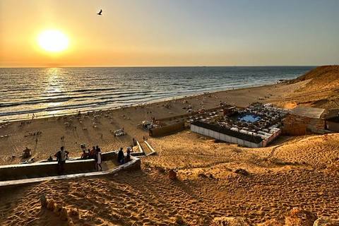 Tânger: Passeio de camelo ao pôr do sol na praia de Achakar e jantar marroquinoTânger: passeio de camelo ao pôr do sol na praia de Achakar e jantar marroquino