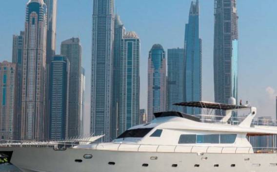 Dubai Private Marina Luxusyacht für Gruppe
