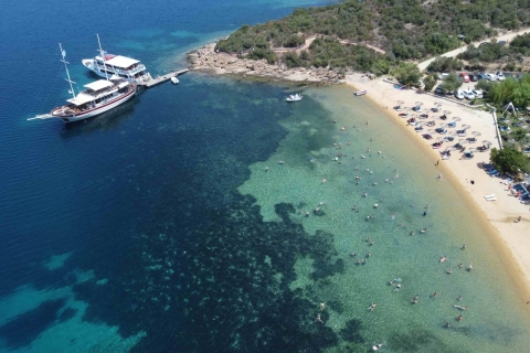 Desde Salónica: Excursión de un día a la Laguna Azul y Ammouliani