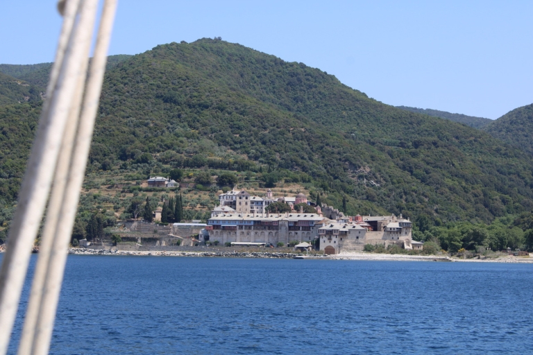 Desde Salónica: Excursión de un día al Monte Athos y Crucero por Ammouliani