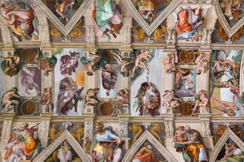 Roma: Musei Vaticani, tour della Cappella Sistina e accesso alla basilicaTour di gruppo del Vaticano in inglese