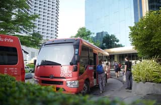 Von Bangkok: Meklong Railway Market Mit dem Bus