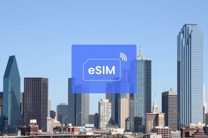 Dallas: US/ North Americas eSIM Roaming Mobile Data Plan