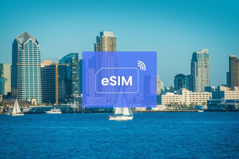 San Diego: US/ North Americas eSIM Roaming Mobile Data Plan 10 GB/ 30 Days: 3 North Americas Countries