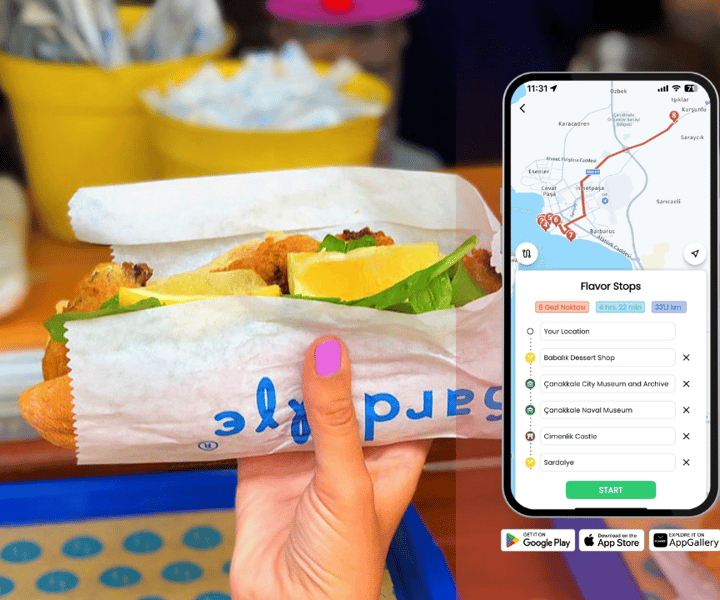 Çanakkale: Flavor Stops With GeziBilen Digital Guide