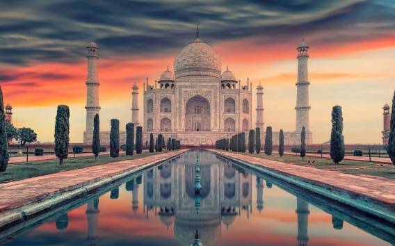 Skip-The-Line Taj Mahal Private geführte Tour