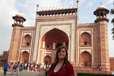 Bliss Całodniowa wycieczka po Agrze ze wschodem i zachodem słońca @Taj MahalWycieczka samochodem i kierowcą