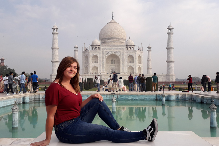 Visite du Taj Mahal en voiture le même jour depuis JaipurVisite en voiture et avec chauffeur