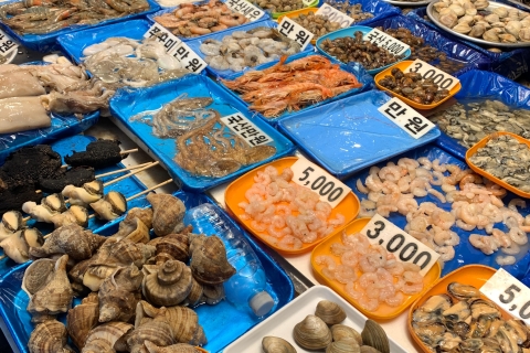 Visita al mercado de alimentos del centro de Busan