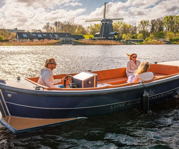 Haarlem: Private Bootsvermietung Stadtzentrum