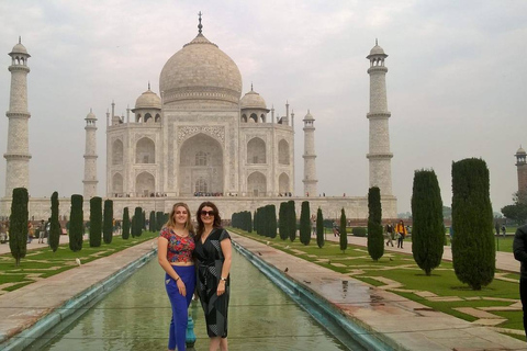 Excursion d'une journée à Agra avec lever et coucher de soleil au Taj MahalVisite en voiture et avec chauffeur