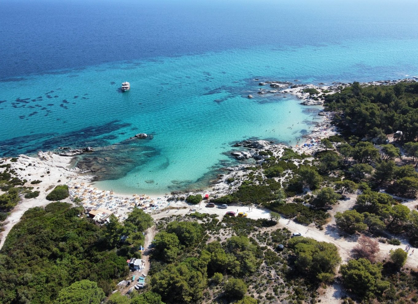 Fra Thessaloniki: Tur til Sithonias strande og naturskønne landsbyer
