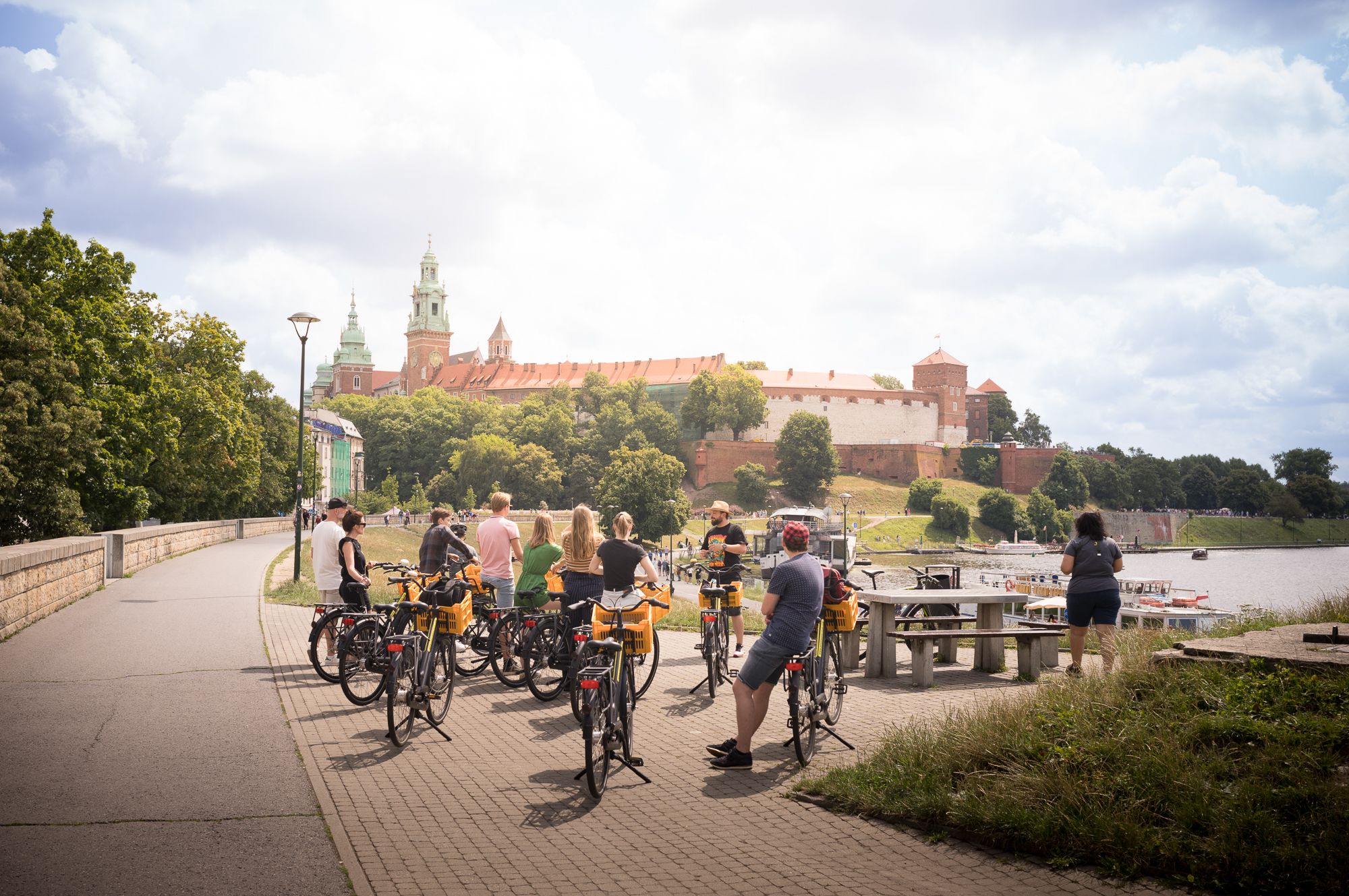 Krakau: Fahrrad Tour durch die Altstadt, das jüdische Viertel und das Ghetto