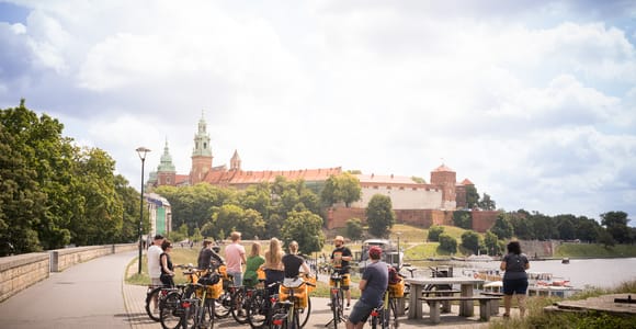 Krakau: Fahrrad Tour durch die Altstadt, das jüdische Viertel und das Ghetto