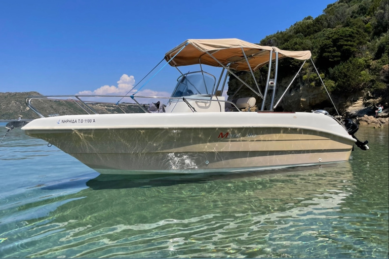 Zakynthos : Tour en bateau privé Île de la Tortue Grottes Mizithres