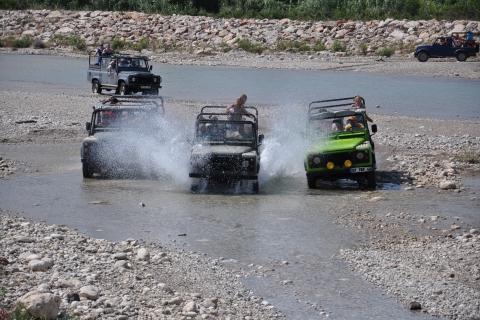 Antalya : Jeep Safari au Canyon de Tazı et Rafting Combo