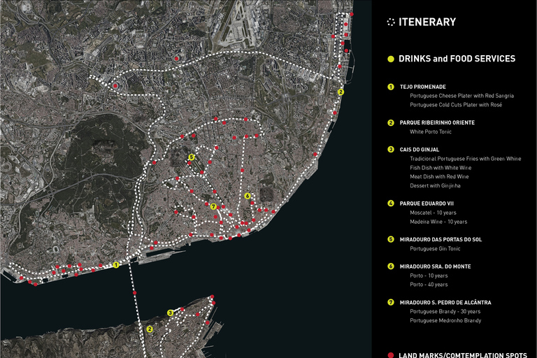 Visita Nocturna de Lisboa - Menú Degustación de Comida y BebidaVisita nocturna de Lisboa - Comida y bebida