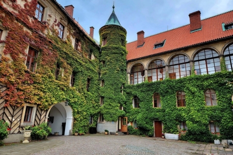 Vanuit Praag: dagtocht wandelen, kasteel en brouwerij in BohemenVanuit Praag: wandeling, kasteel en brouwerij in het Boheems Paradijs