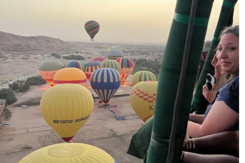 Luxor Sonnenaufgang HeißluftballonLuxor Heißluftballon