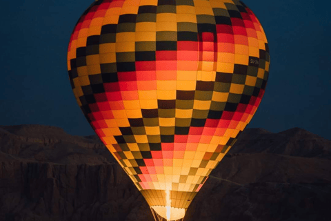 Luxor Sonnenaufgang HeißluftballonLuxor Heißluftballon