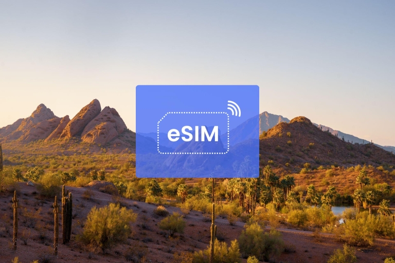 Phoenix: US/ North Americas eSIM Roaming Mobile Data Plan 50 GB/ 30 Days: US only