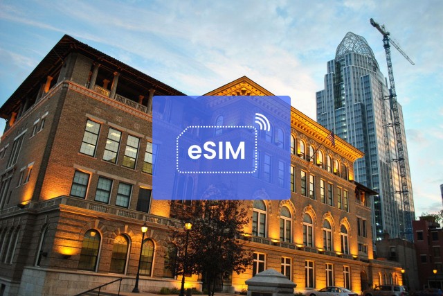 Visit Cincinnati US/ North Americas eSIM Roaming Mobile Data Plan in Wilmington, North Carolina